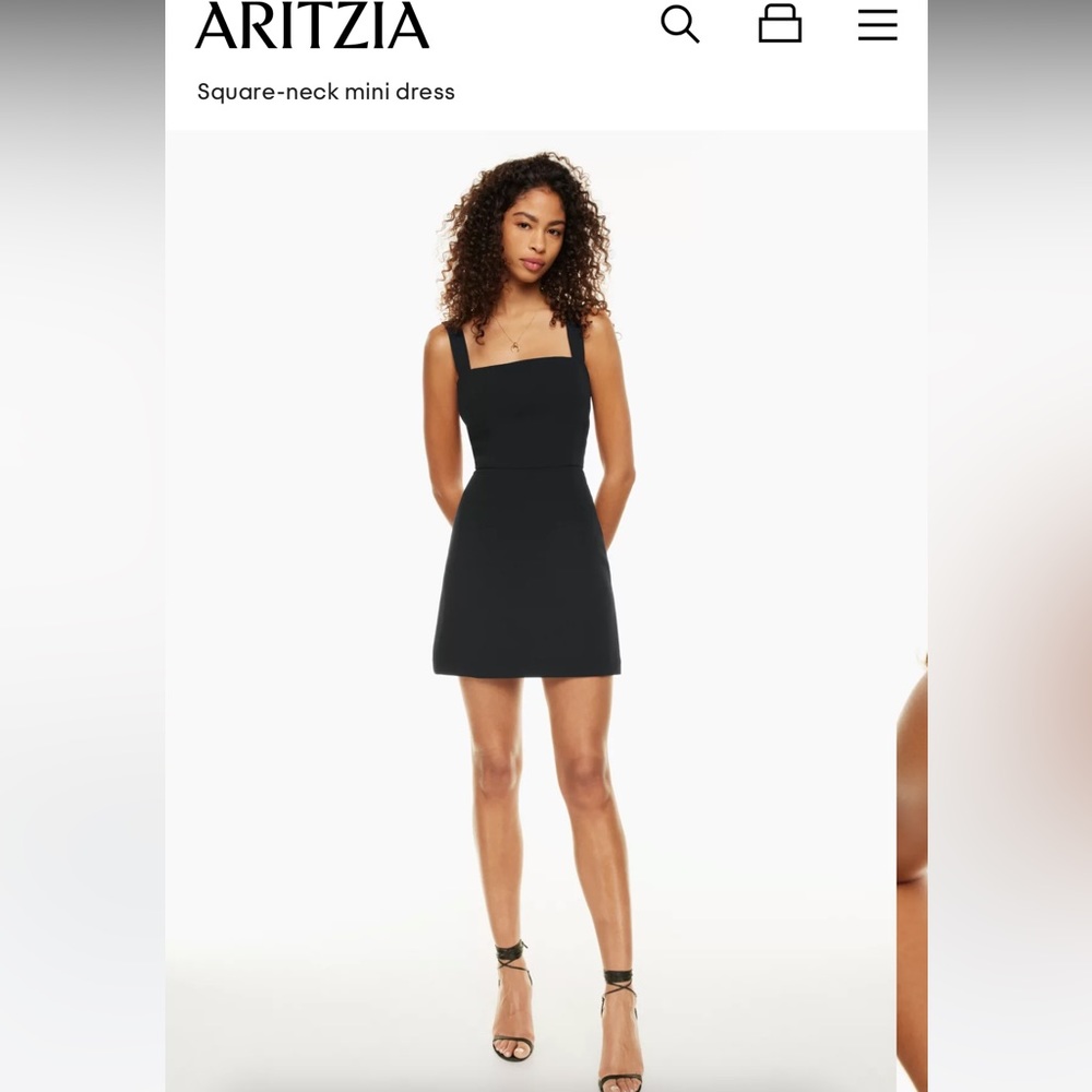 Wilfred Aritzia Aperature Tie-Back Dress